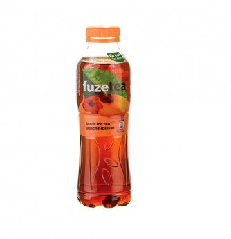 Tējas dzēriens FUZE TEA ar Persiku un Hibiska garšu, negāzēts, PET, 0.5l