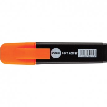 Teksta marķieris, slīps serdenis, līnijas platums 1-4.5mm, krāsa oranžs, fluorescenta