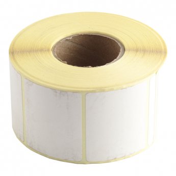 Termo-uzlīmes, 49 x 40 mm, baltas, 1000 uzlīmes