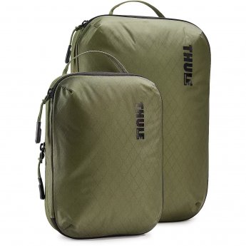 Thule | Compression Cube Set | Packing Cube | Soft Green