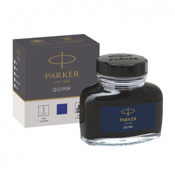 Tinte PARKER spalvu pildspalvām 57ml QUINK, zila