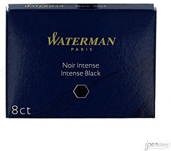 Tintes kapsulas pildspalvām WATERMAN, 8 gab, melna
