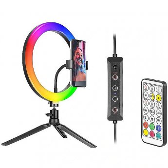 Tracer RING 26cm RGB mini tripod ring lamp