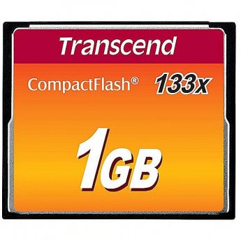 Transcend 133x, Compact Flash Card, 1GB