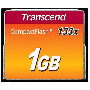 Transcend 133x, Compact Flash Card, 1GB