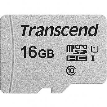 Transcend 300S, microSDHC, 16GB, Class 10, UHS-I, U1