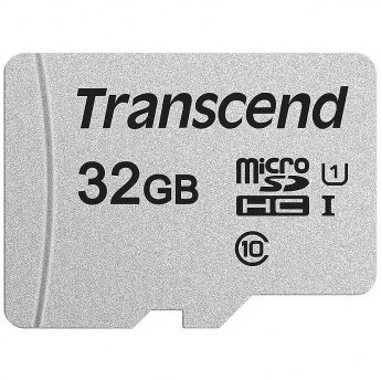 Transcend 300S, microSDHC, 32GB, Class 10, UHS-I, U1 +Adapter