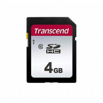Transcend 300S, SDHC, 4GB, Class 10