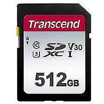 Transcend 300S, SDXC, 512GB, UHS-I, U3, V30