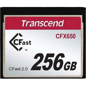 Transcend CFX650, 256GB, Compact Flash Card