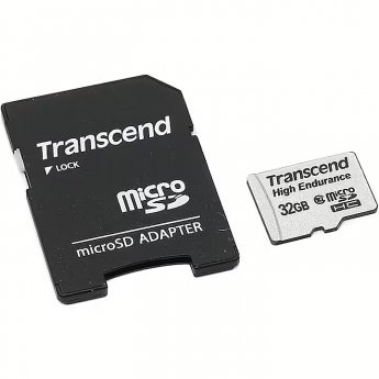 Transcend High Endurance 10V, microSDHC, 32 GB, Class 10 +Adapter