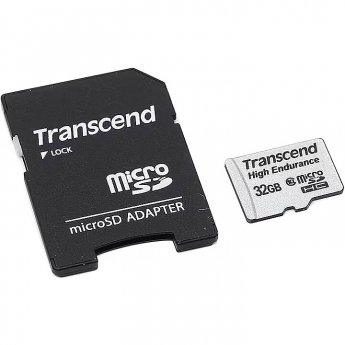 Transcend High Endurance 10V, microSDHC, 32 GB, Class 10 +Adapter