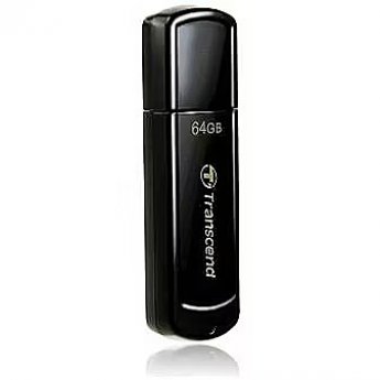 Transcend JetFlash 350, 64GB, Black
