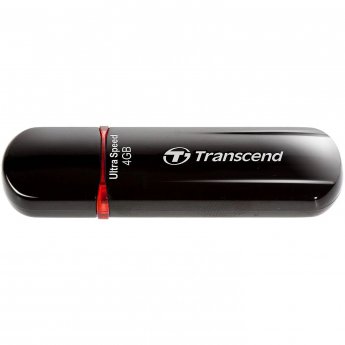 Transcend JetFlash 600 Hi-Speed, 4GB, Black