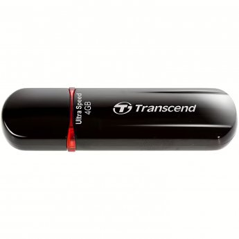 Transcend JetFlash 600 Hi-Speed, 4GB, Black