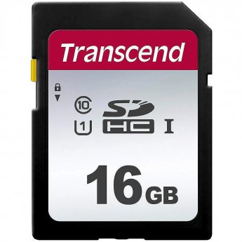 Transcend SDHC, 16GB, Class 10, UHS-I, U1