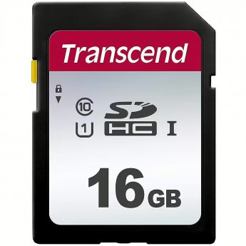 Transcend SDHC, 16GB, Class 10, UHS-I, U1