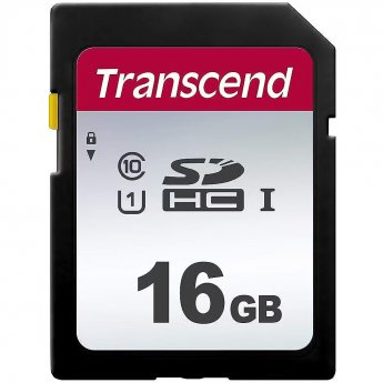 Transcend SDHC, 16GB, Class 10, UHS-I, U1