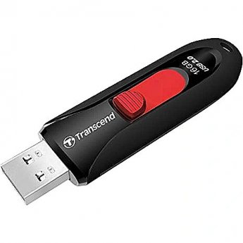 Transcend TS16GJF590K, Jetflash 590, 16GB, Black & Red