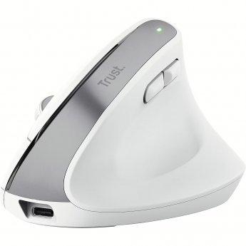 Trust Bayo+ Ergonomic, Wireless, White