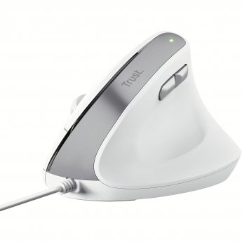 Trust Bayo II, Ergonomic, White