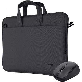 Trust Bologna Topload + Mouse, 16", Black