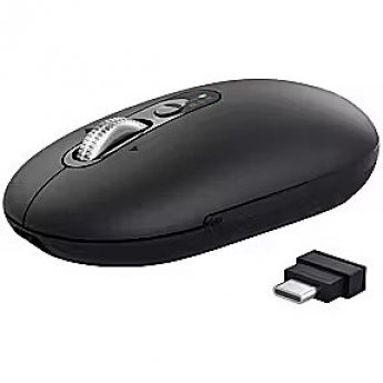 Trust Datorpele Trust Seron Slim Multi-Wireless Hyperscroll Mouse Black