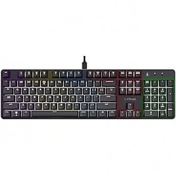 Trust Klaviatūra Trust GXT 871 Zora Black