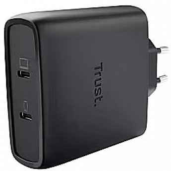 Trust Lādētājs Trust MAXO 100W 2xUSB-C GaN