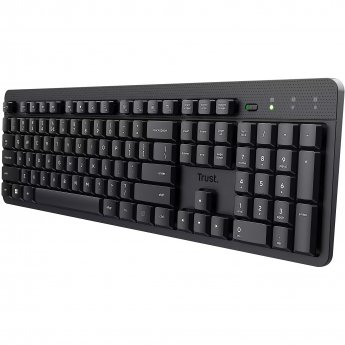 Trust Ody II Leise kabellose Tastatur DE