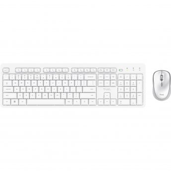 Trust Ody II, Wireless Combo, White, Eng