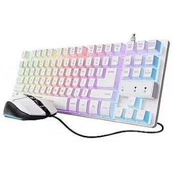Trust Perifērijas komplekts Trust GXT 798W Gaming Bundle White