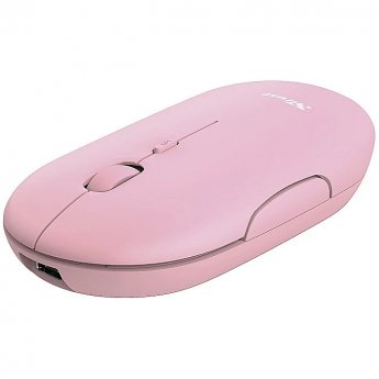 Trust Puck, Wireless (Rechargeable), Pink