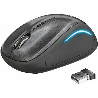 Trust Yvi FX, Wireless, Black