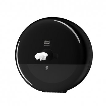 Tualetes papīra turētājs TORK Smartone 269 x 269 x 156 mm, melnā krāsā