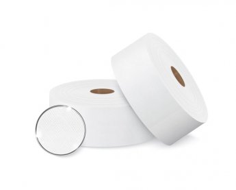 Tualetes papīrs AMOOS JUMBO ar perforāciju 1 slāņi,  300 m, 250mm