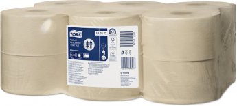 Tualetes papīrs TORK ADVANCED MINI JUMBO T2,120377, 2 sl., 9,4 cm x 170 m, dabīgs sp.