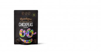 Turku zirņi ROUNDOOZE, ar augļu garšu, šokolādē, 150g