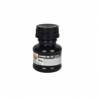 Tuša KOH-I-NOOR 20 ml, melnā krāsā