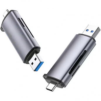 Ugreen 2-in-1 USB-C OTG Kartenlesegerät