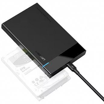 Ugreen Externes Festpllattengehäuse für 2,5-Zoll HDD/SSD