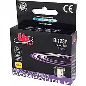 Uprint Tintes kārtridžs UPrint Brother LC123Y/125XLY Yellow