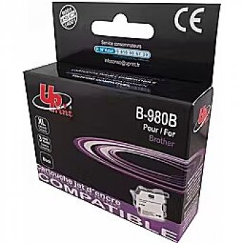 Uprint Tintes kārtridžs UPrint Brother LC980/1100B Black