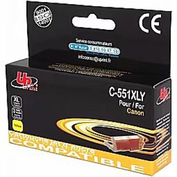 Uprint Tintes kārtridžs UPrint Canon CLI-551XLY Yellow