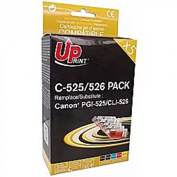 Uprint Tintes kārtridžs UPrint Canon PGI-525/CLI-526 Multipaka