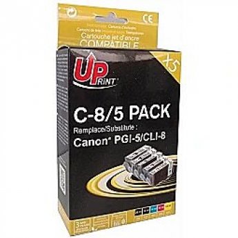 Uprint Tintes kārtridžs UPrint Canon PGI-5/CLI-8 Multipaka