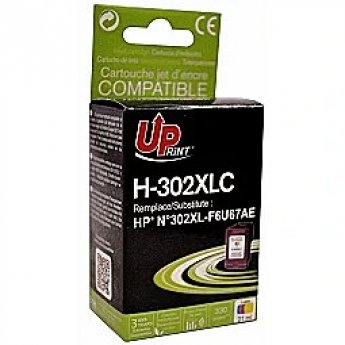 Uprint Tintes kārtridžs UPrint HP 302XL Colour