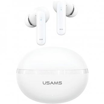 USAMS Bluetooth headphones TWS E02 ANC+ENC white