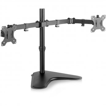V7 Dual Desktop Monitor Stand, 13-32"