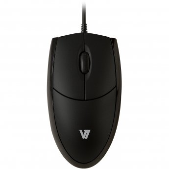 V7 Full size USB Optical Mouse, Black